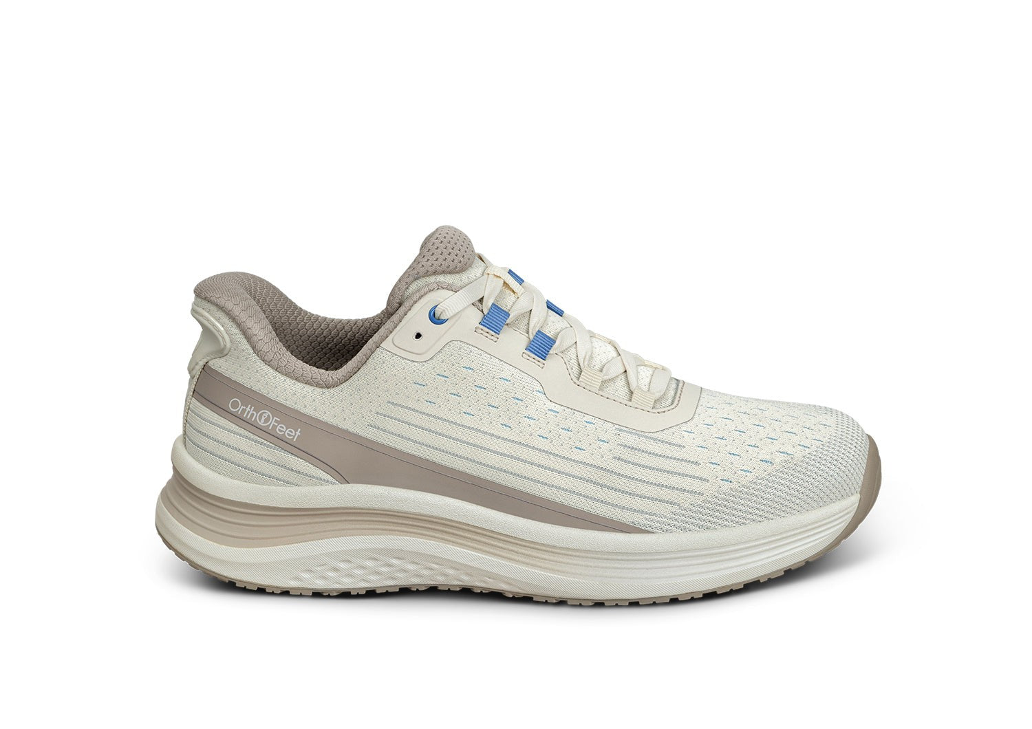 Orthofeet Dart Hands-Free Women's Sneakers - Taupe - Product View - 1