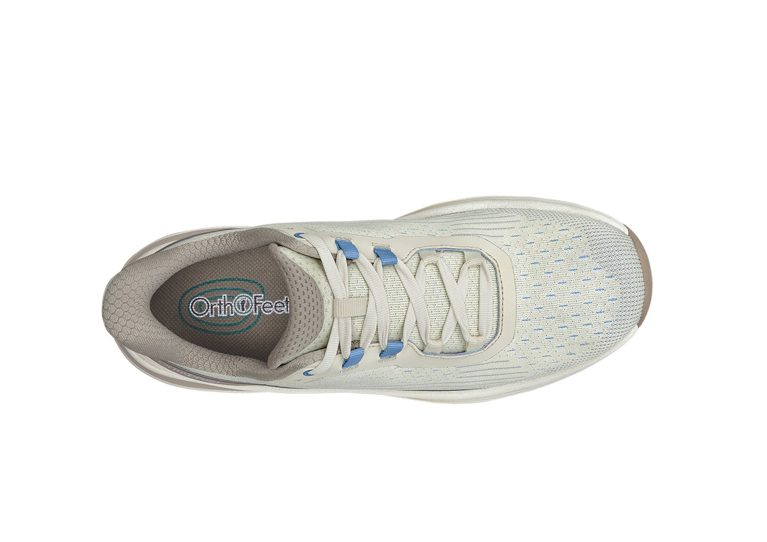 Orthofeet Dart Hands-Free Women's Sneakers - Taupe - Product View - 5