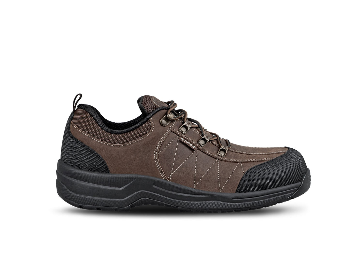 Orthofeet Dolomite Work Shoes in Brown