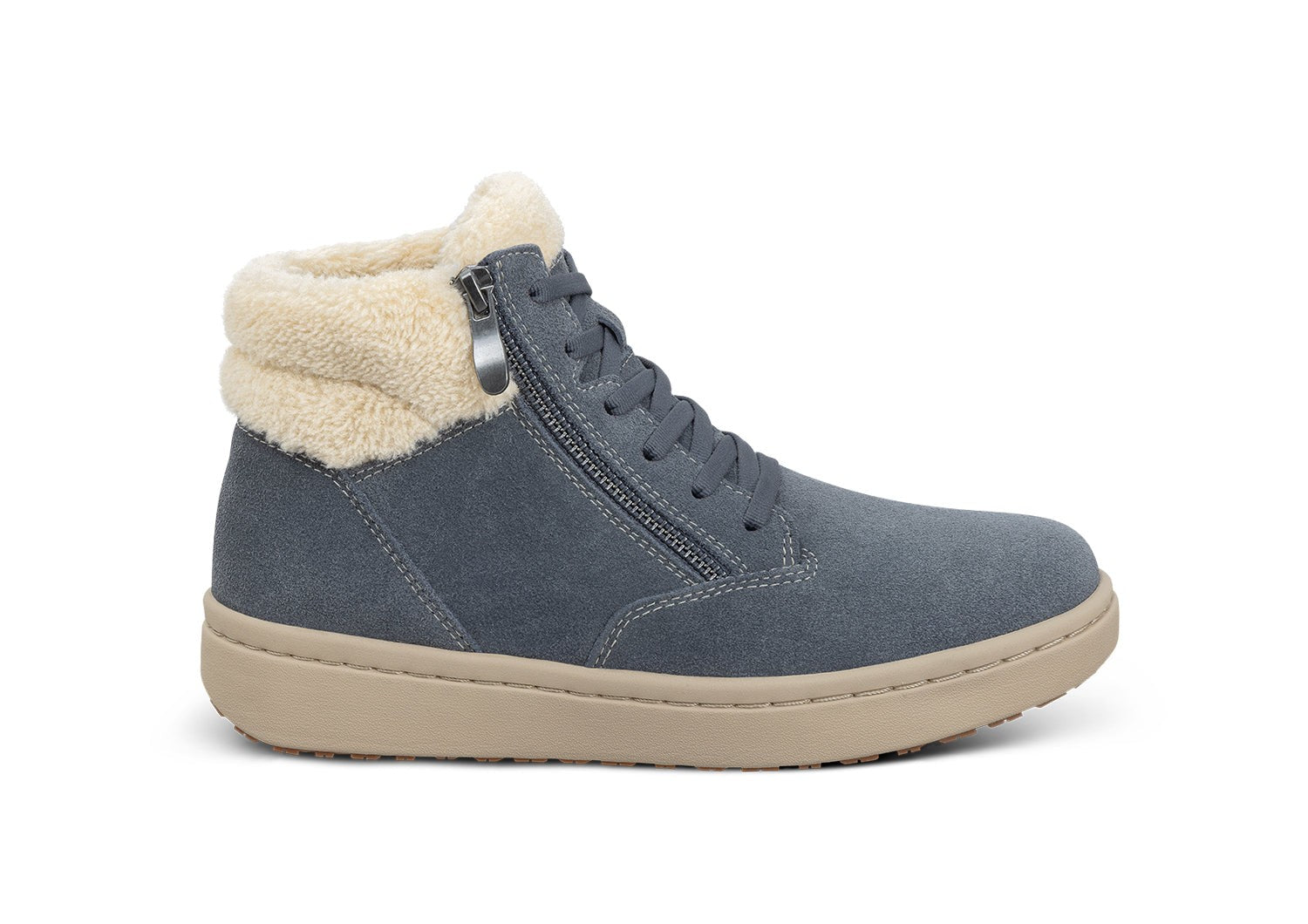Orthofeet Elin Cushioned Arch Support Women's Boots in Slate Gray