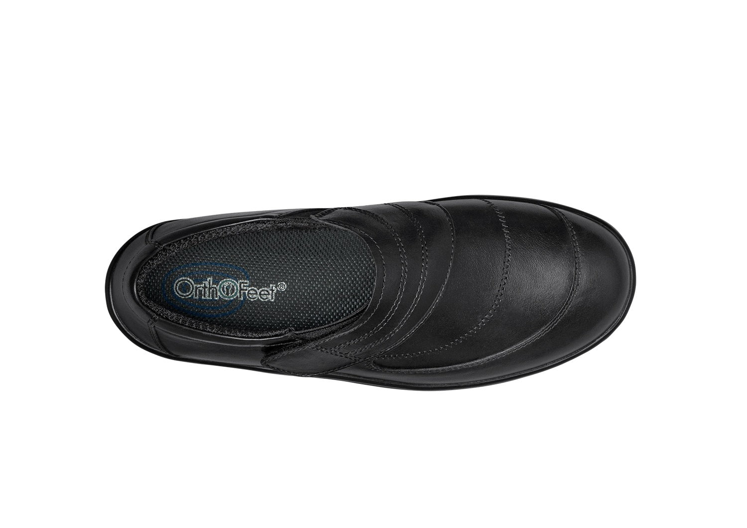 Orthofeet Emily Supportive Comfort Women's Dress - Black - Product View - 6