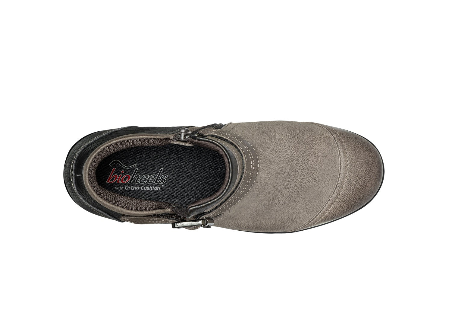 Orthofeet Emma Supportive Comfort Women's Boots - Taupe - Bird's Eye View - 6