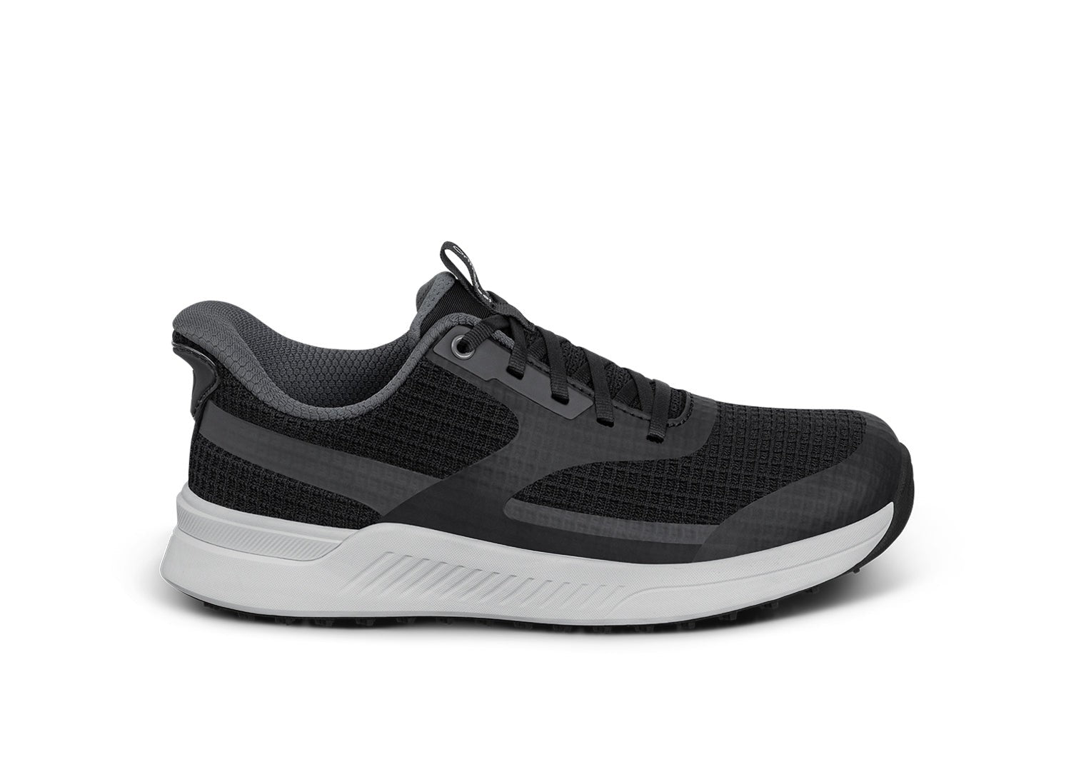 Orthofeet Fairway Hands-Free Golf Supportive Slip-On Men's Sneakers - Black/gray - Product View - 1