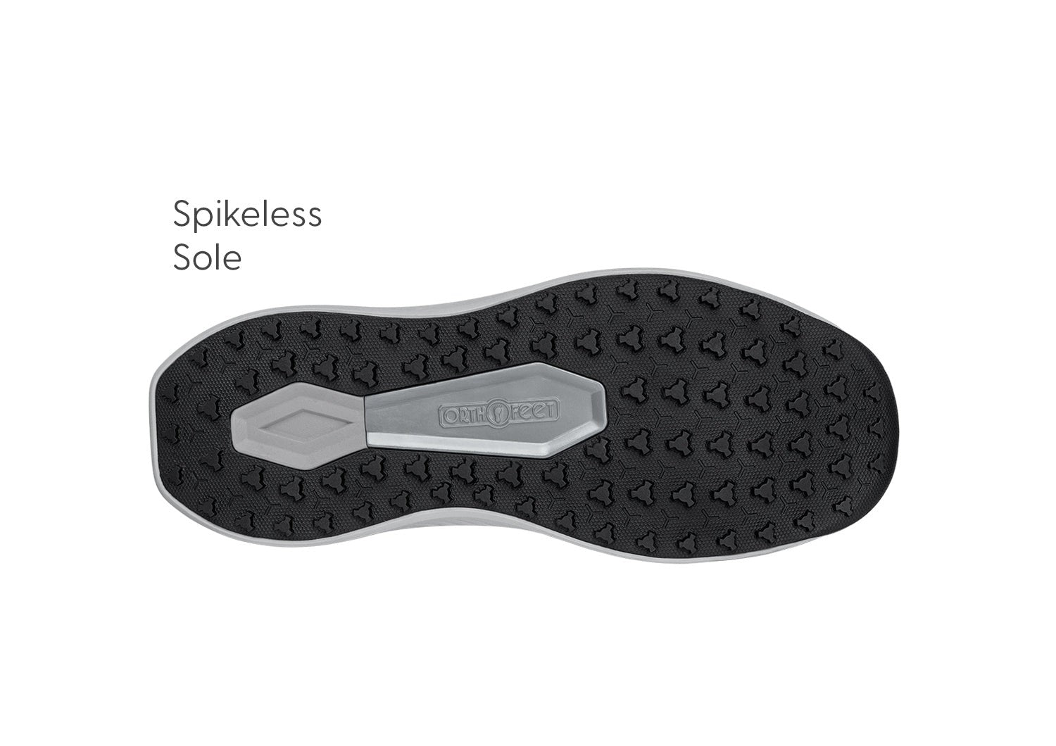 Orthofeet Fairway Hands-Free Golf Supportive Slip-On Men's Sneakers - Black/gray - Product View - 7