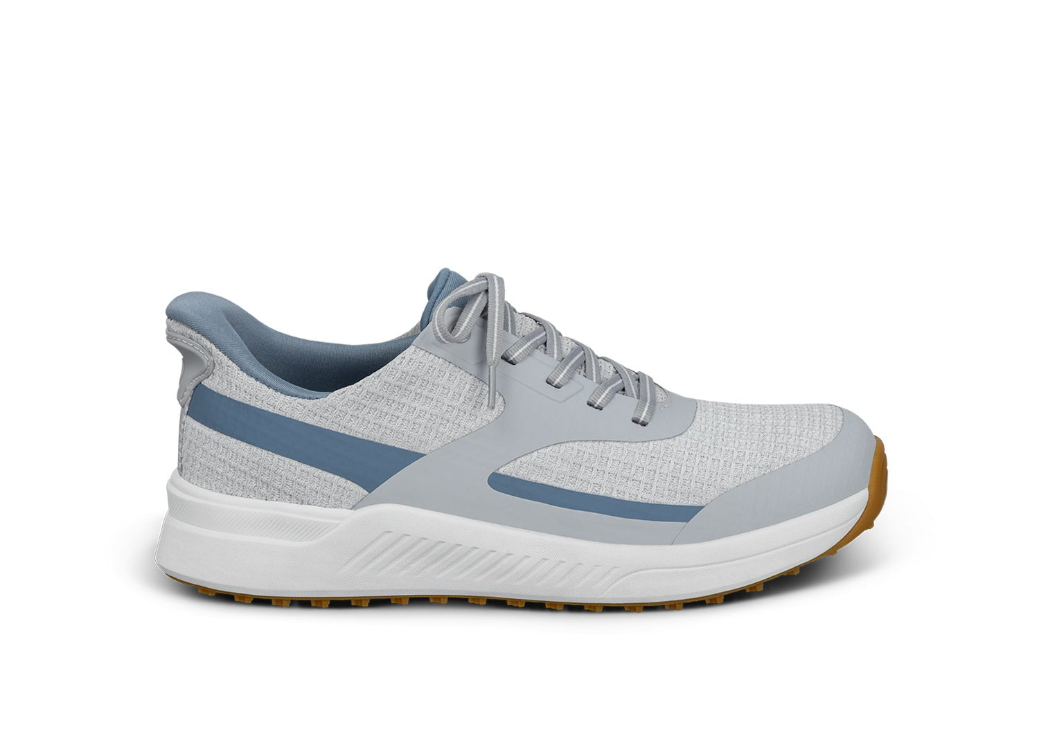Orthofeet Fairway Hands-Free Golf Supportive Slip-On Men's Sneakers - Blue/white/gray - Product View - 1