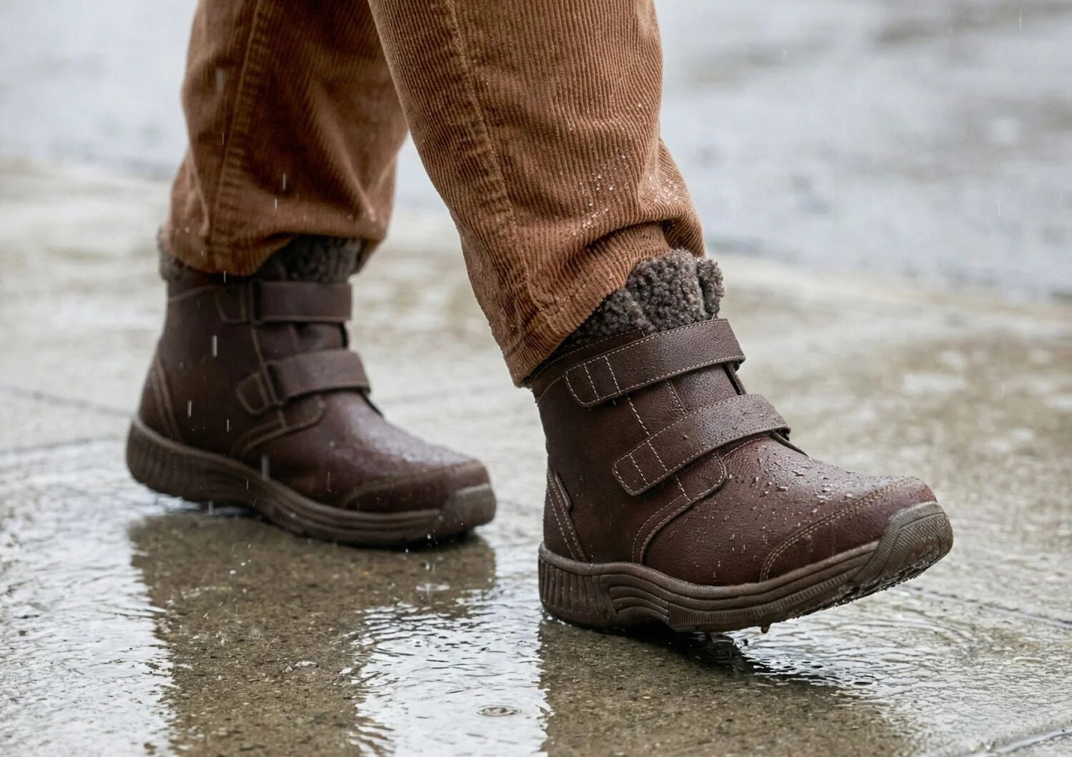 Orthofeet Florence Waterproof Cushioned Support Women's Boots - Brown - Lifestyle View - 8