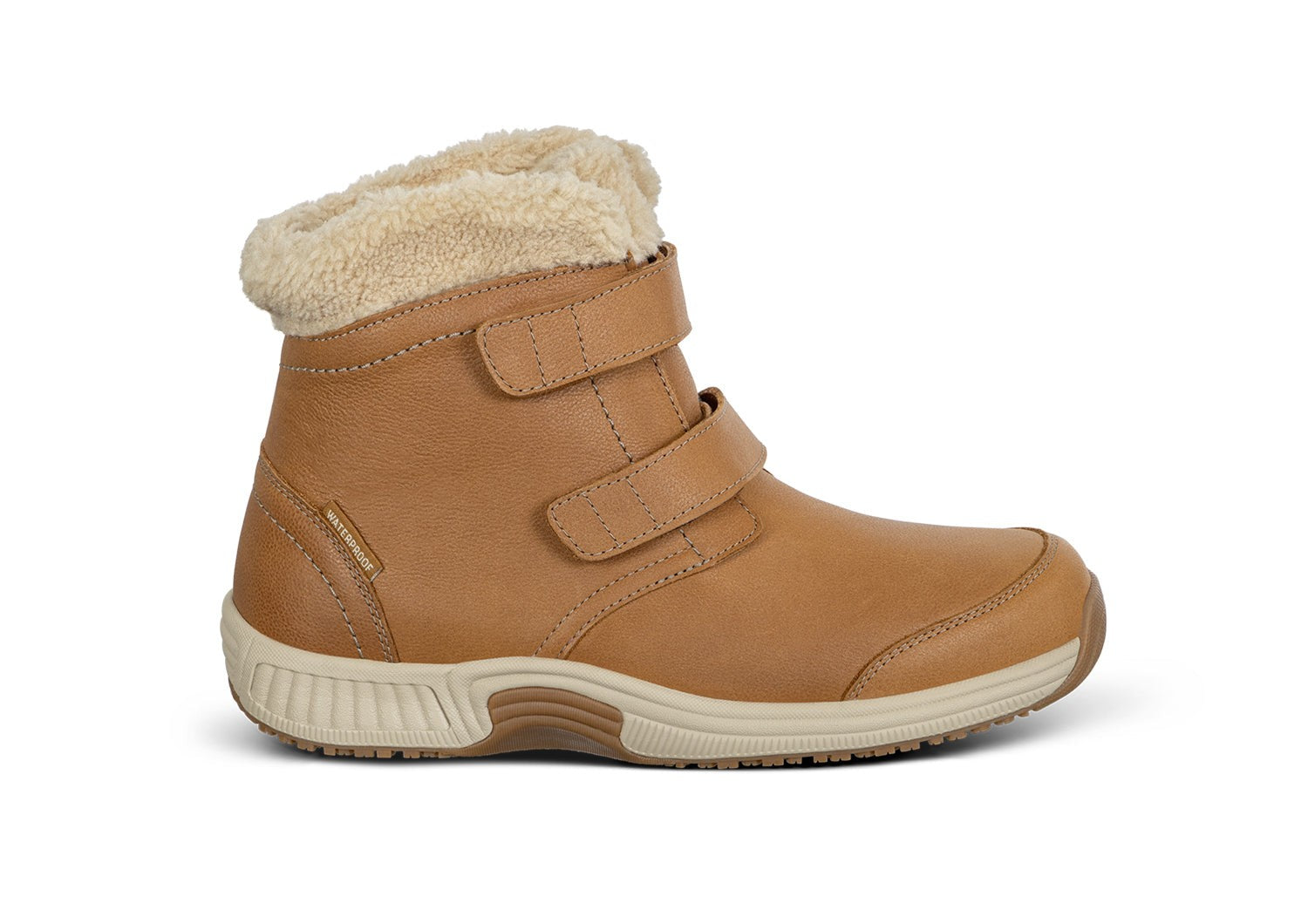 Orthofeet Florence Waterproof Cushioned Support Women's Boots - Camel - Product View - 1