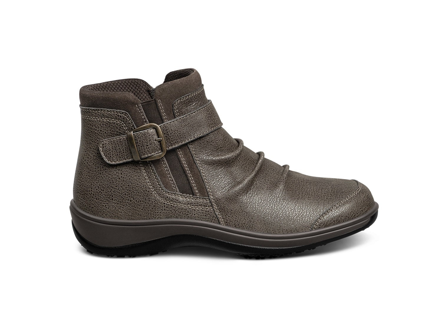 Orthofeet Heidi Supportive Comfort Women's Boots in Taupe