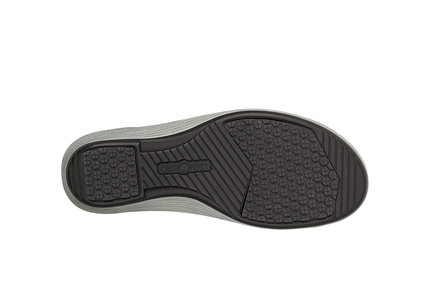 Orthofeet Hope Supportive Orthotic Wedge Women's Sandals - Blue - Sole View - 7