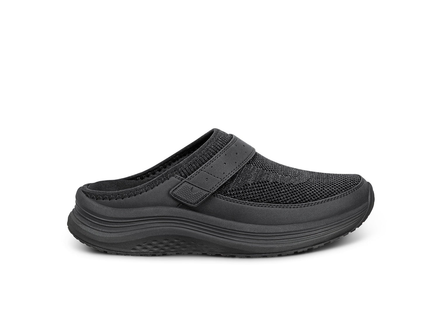 Orthofeet Iris Stretch Max-Cushion Support Women's Sneakers - Black - Product View - 1