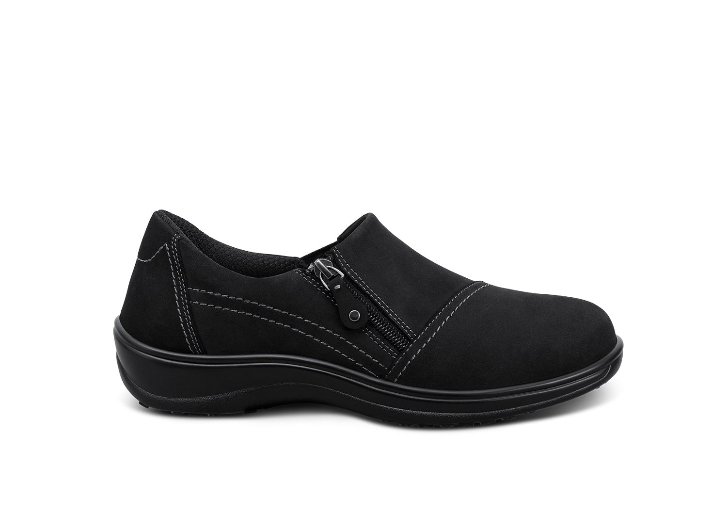 Orthofeet Jade Cushioned Arch Support Women's Casual in Black