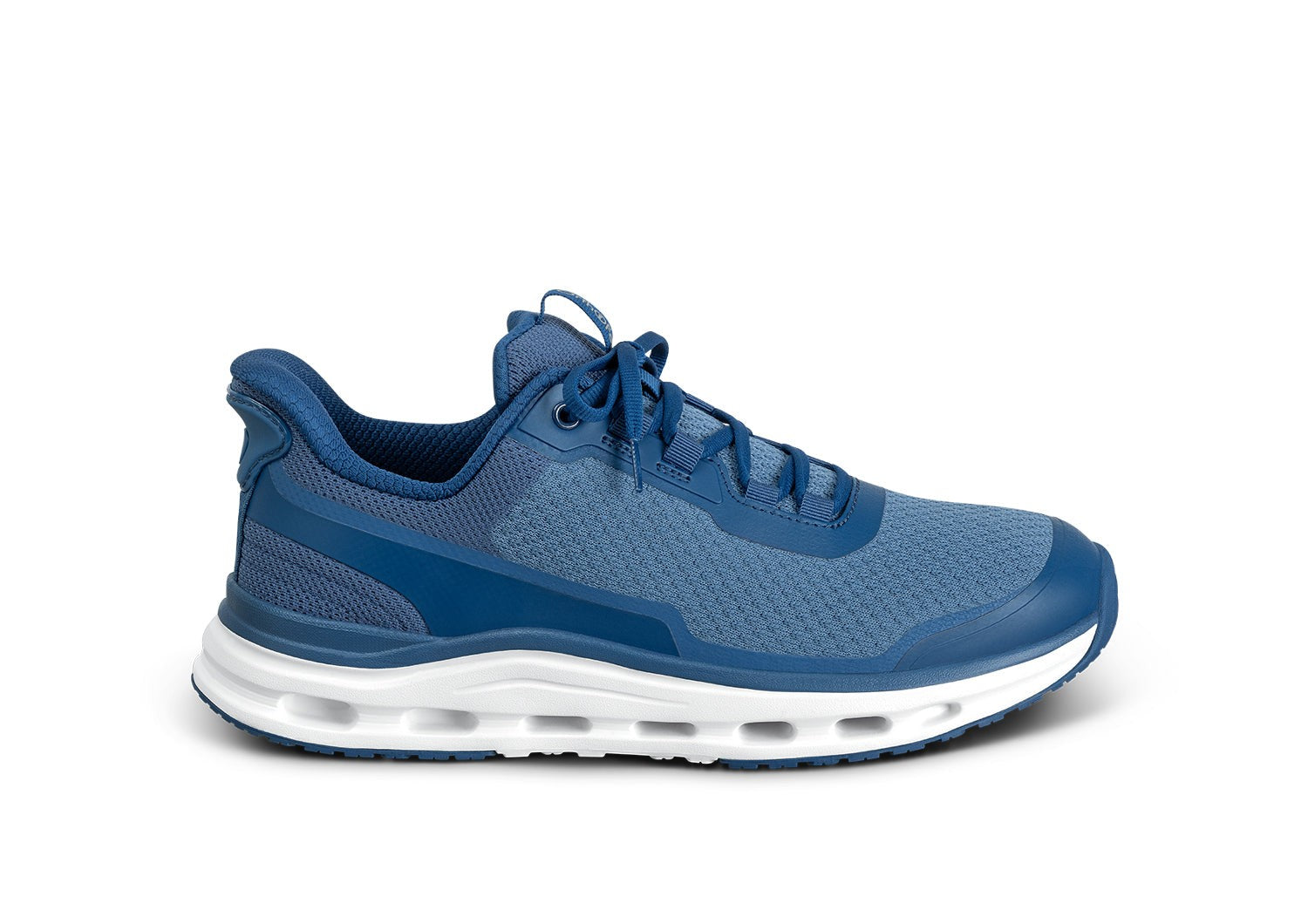 Orthofeet Journey Hands-Free Supportive Slip-On Men's Sneakers in Blue