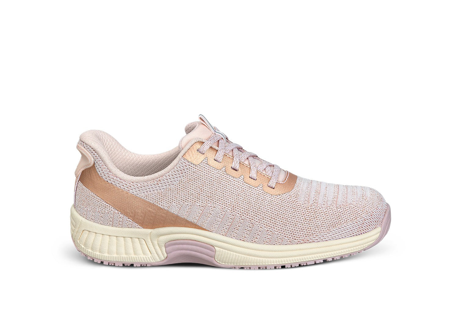 Orthofeet Kita Hands-Free Supportive Women's Sneaker - Rose Gold - Product View - 1