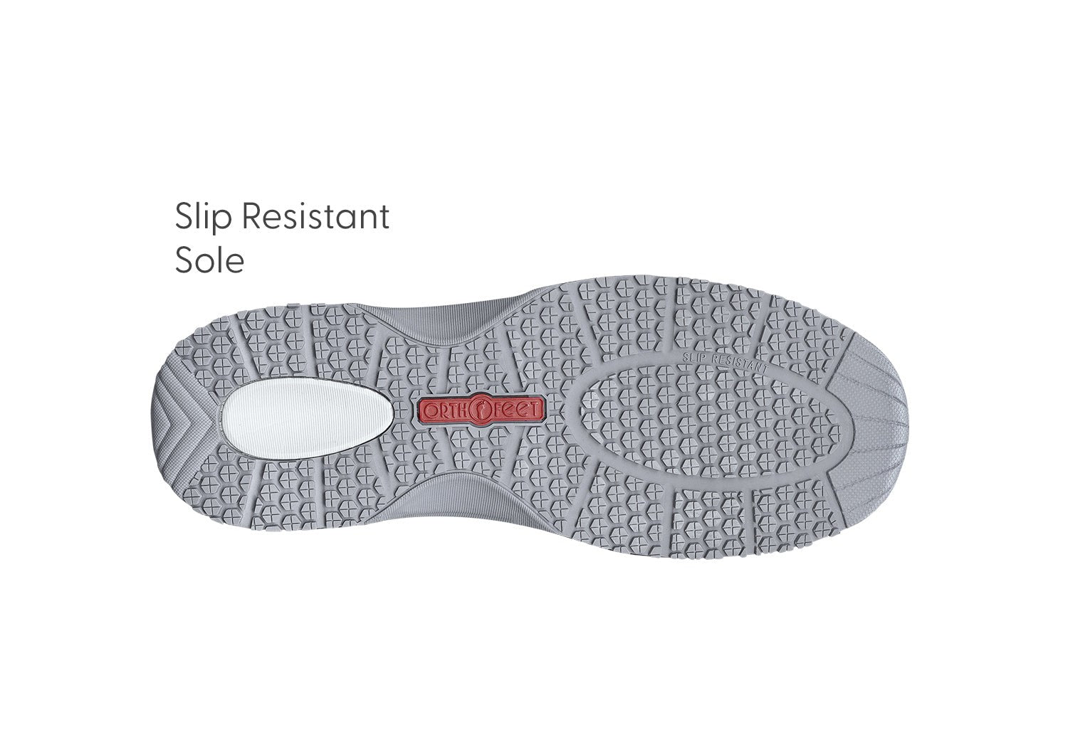 Orthofeet Kita Hands-Free Supportive Women's Sneaker - White - Sole View - 6