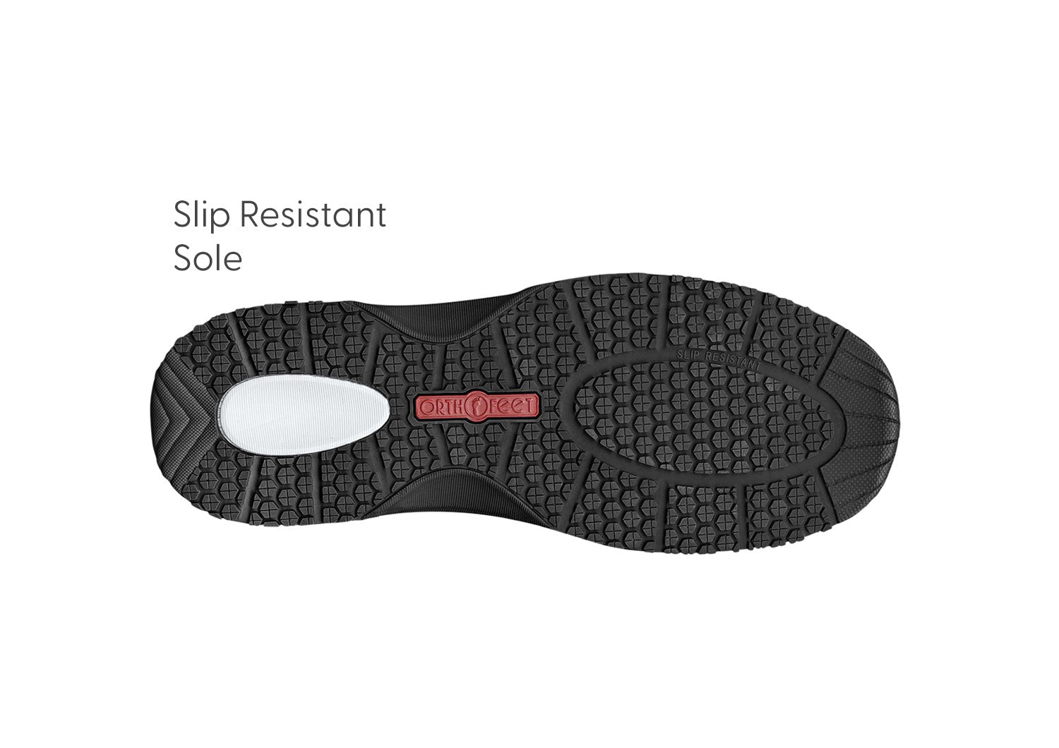 Orthofeet Kita Hands-Free Women's Sneakers - Black - Sole View - 6