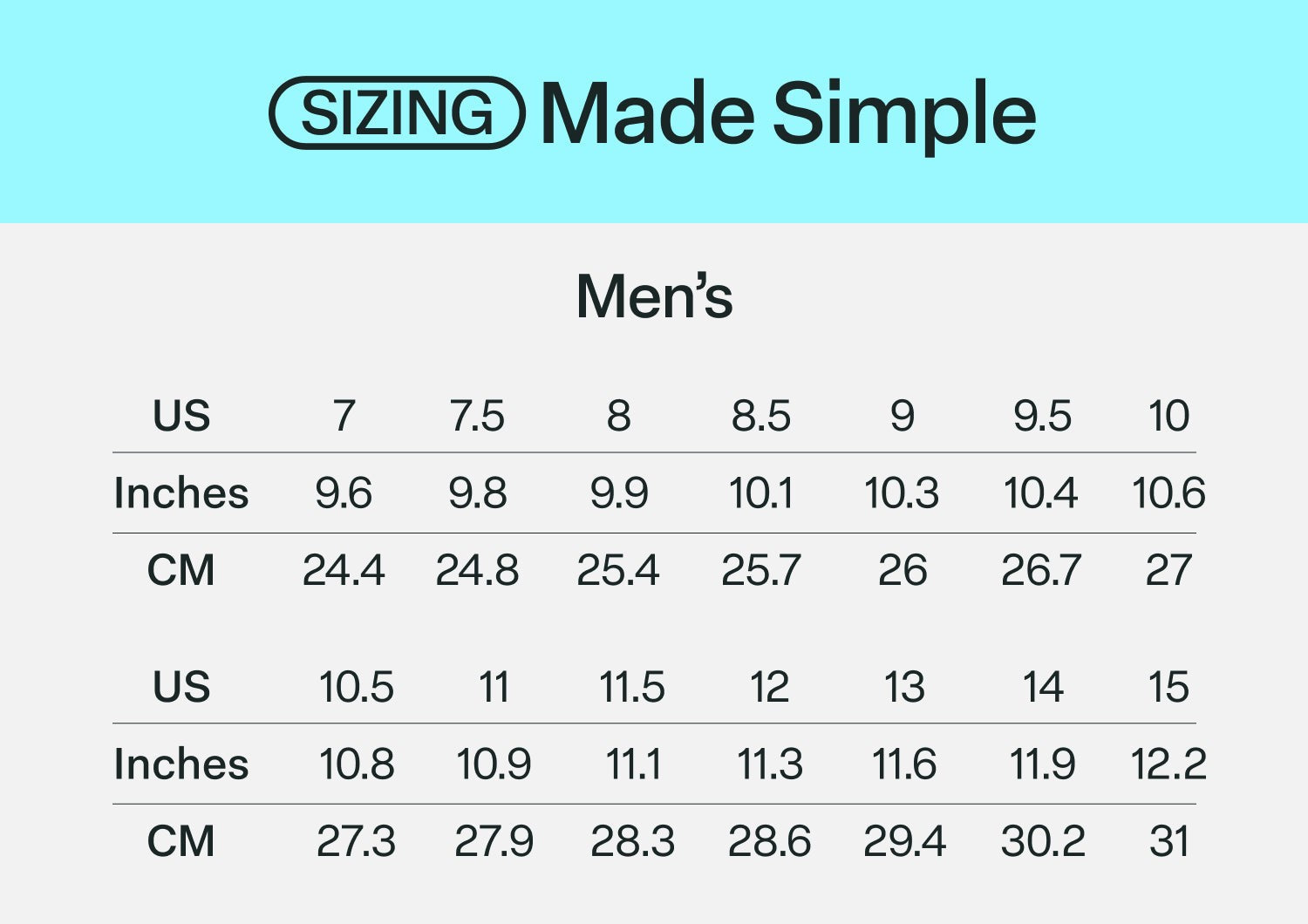 Orthofeet Lava Stretch Customizable Support Men's Sneaker - Lifestyle - Shoe Size Chart - 3