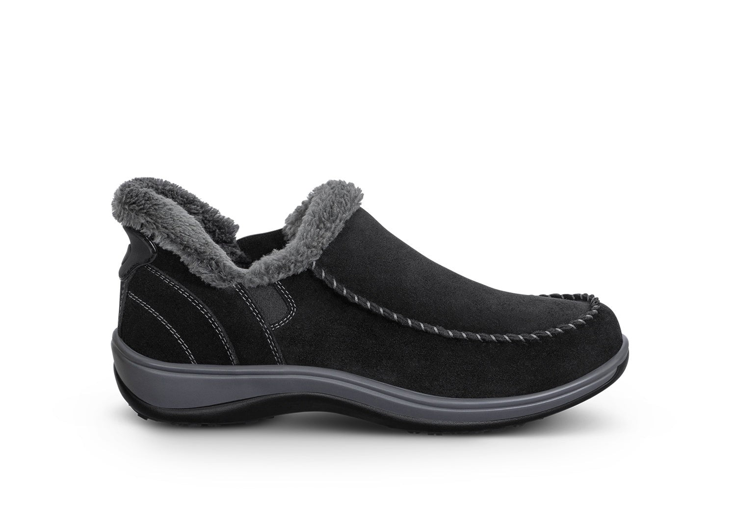 Orthofeet Lorin Wool Supportive Hands-Free Slipper-Shoe