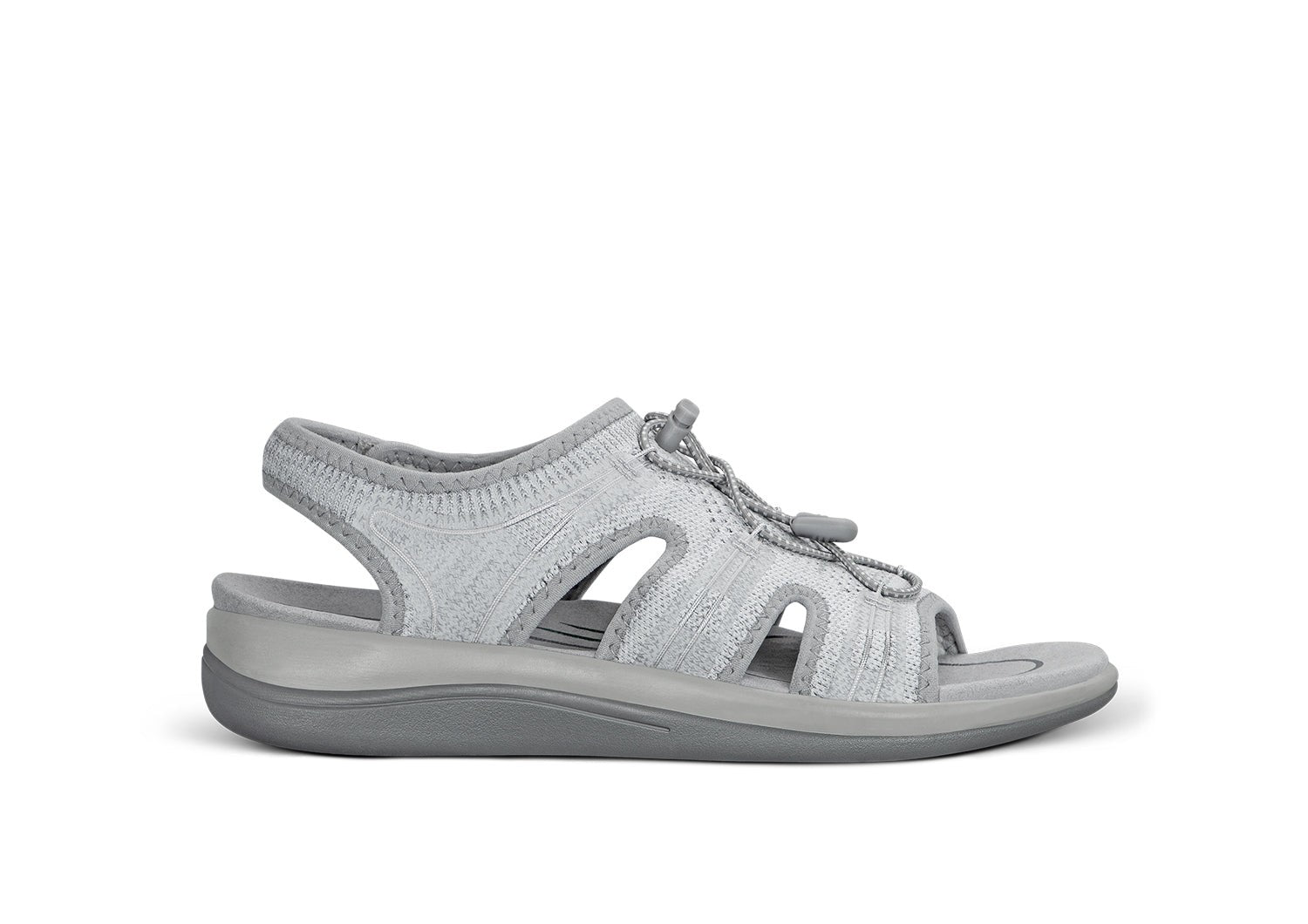 Orthofeet Maui Heel Strap Stretch Comfort Support Women's Sandal - Gray - Product View - 1