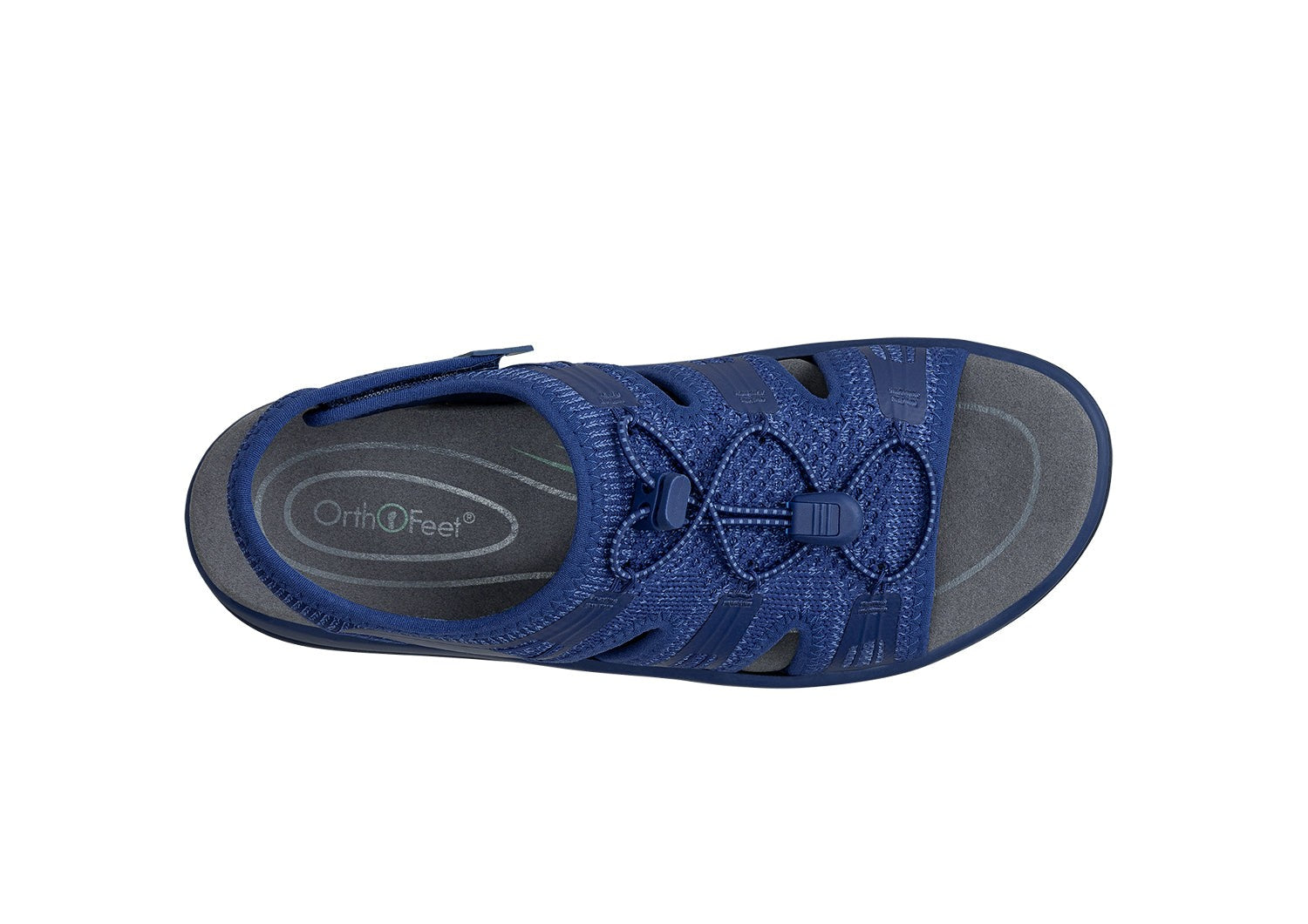 Orthofeet Maui Heel Strap Stretch Comfort Support Women's Sandal - Navy - Product View - 6