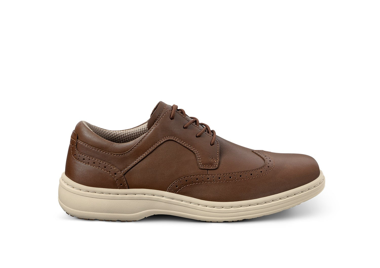 Orthofeet Moreno Men's Dress in Brown