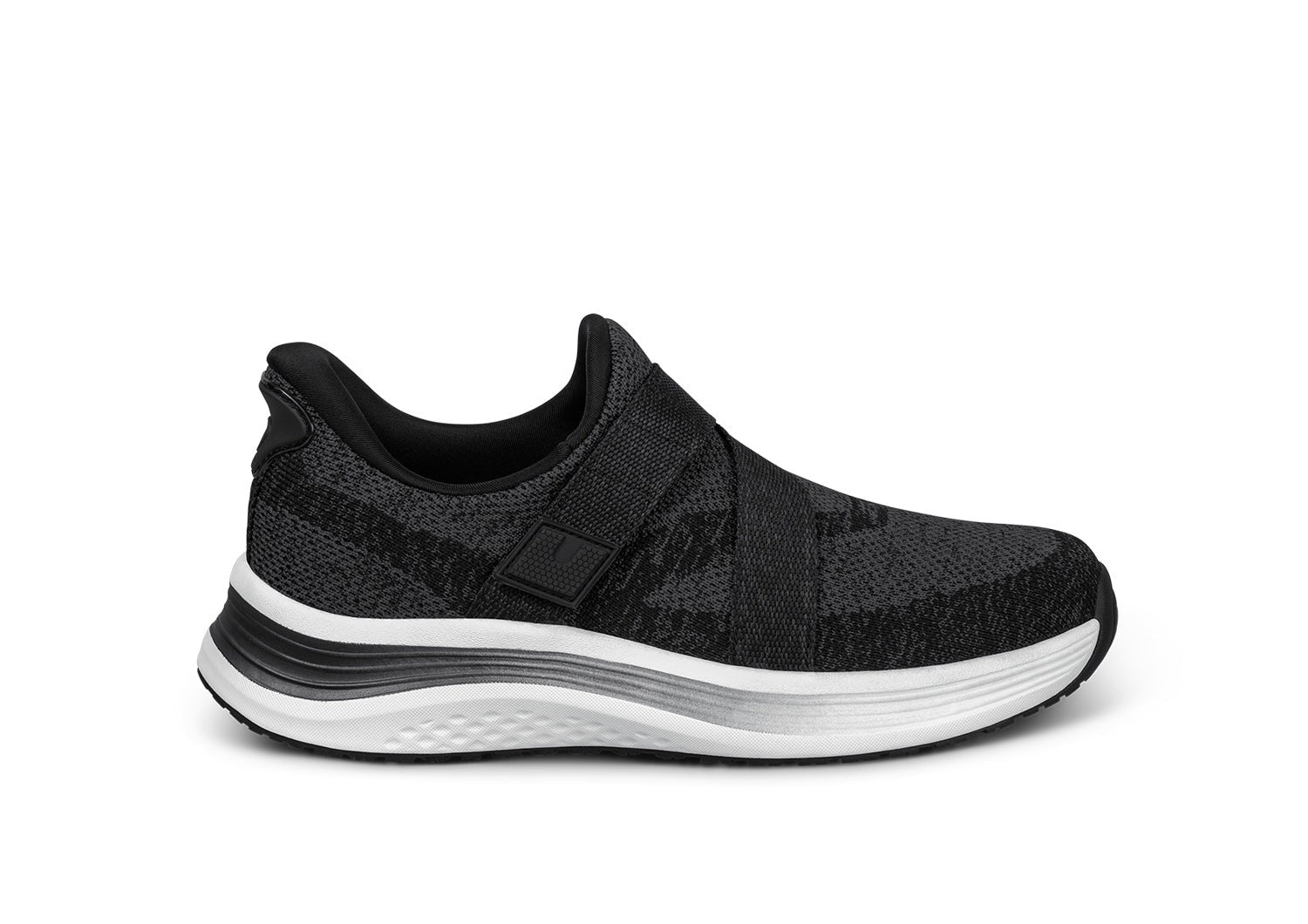 Orthofeet Naya Hands-Free Cushioned Stretch in Black