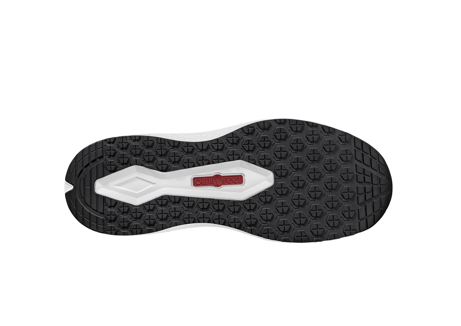 Orthofeet Naya Hands-Free Cushioned Stretch - Black - Sole View - 6