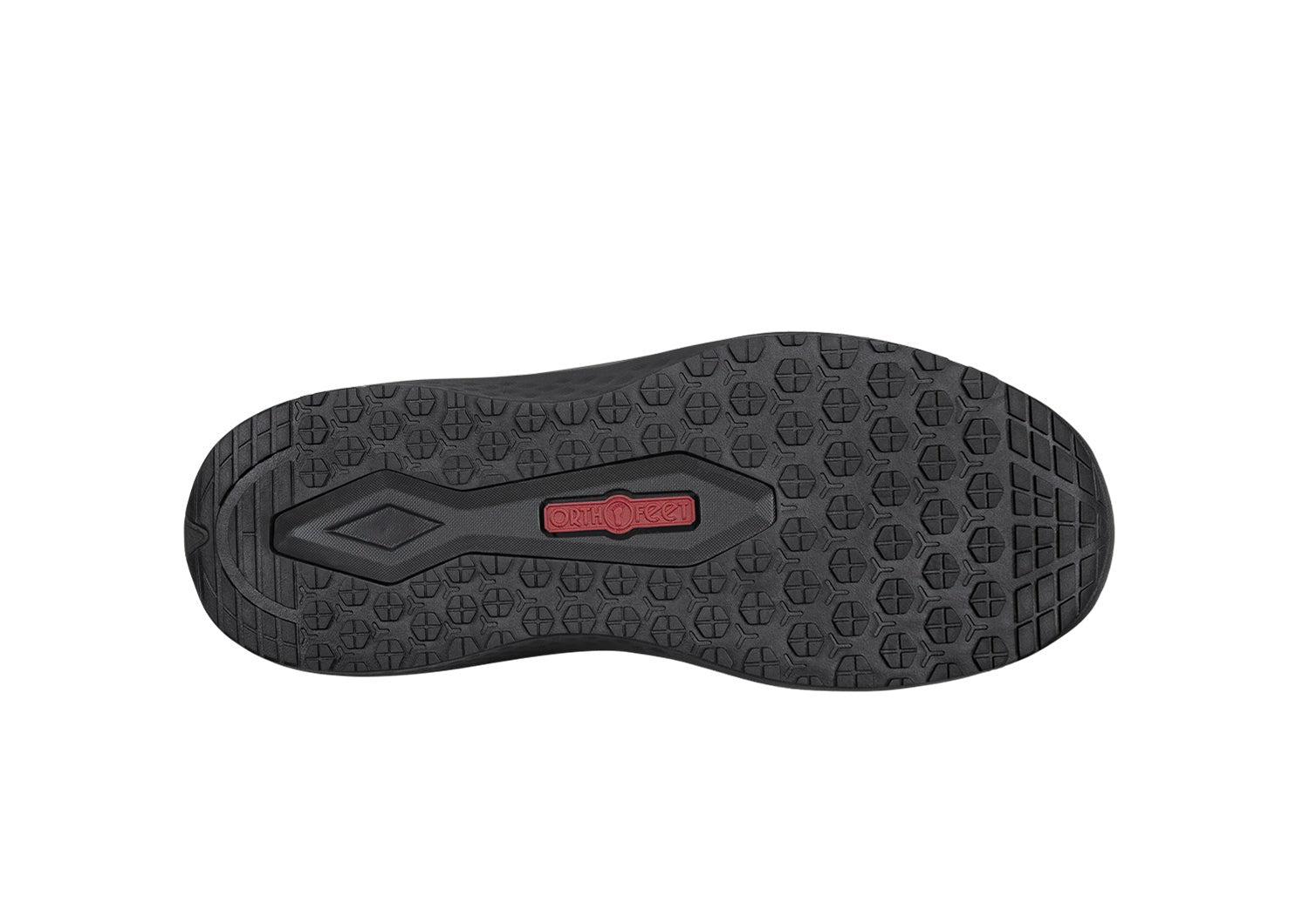 Orthofeet Naya Hands-Free Cushioned Stretch - Black/black - Sole View - 6