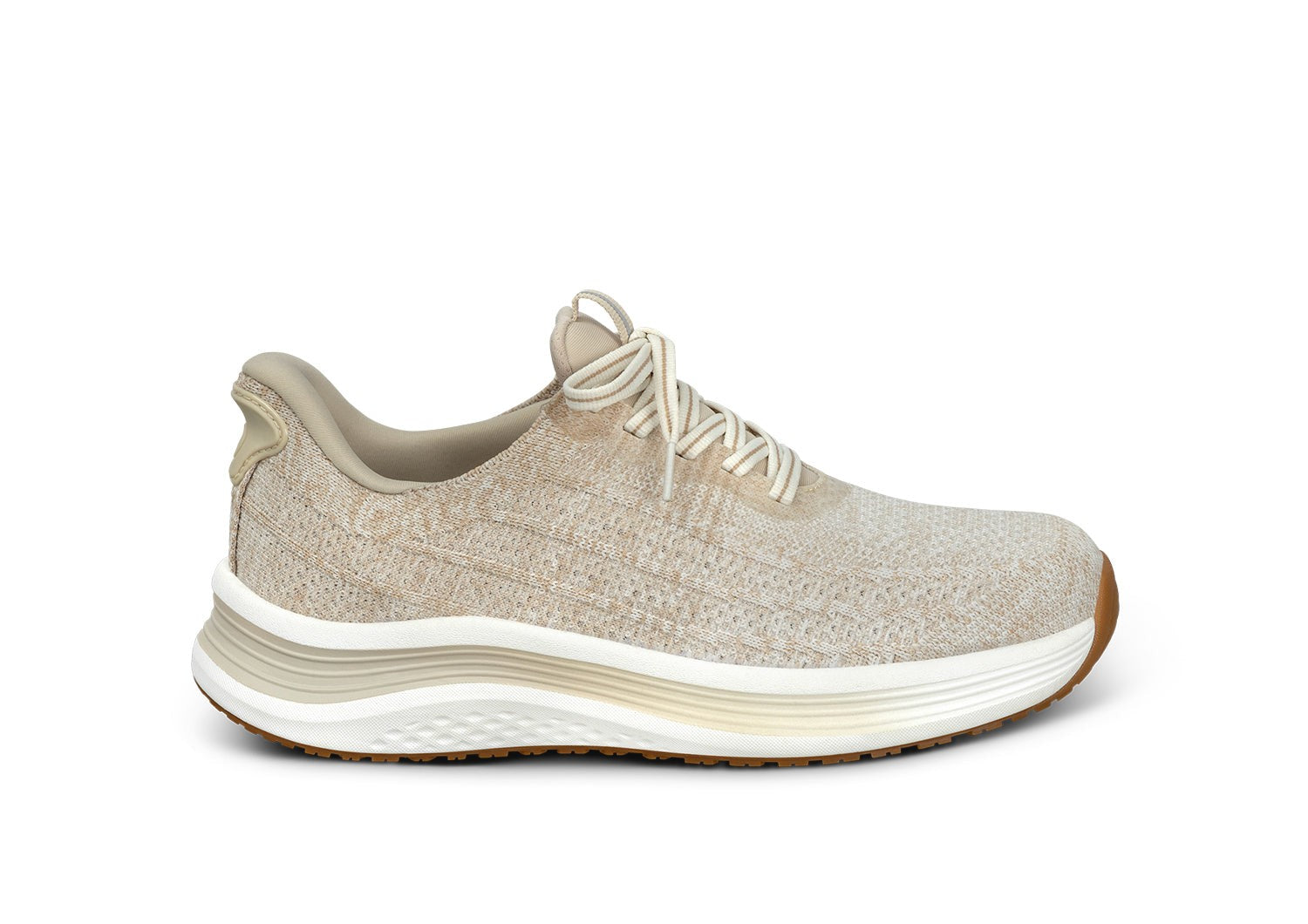 Orthofeet Nira Hands-Free Supportive Slip-On Women's Sneakers - Blonde - Product View - 1