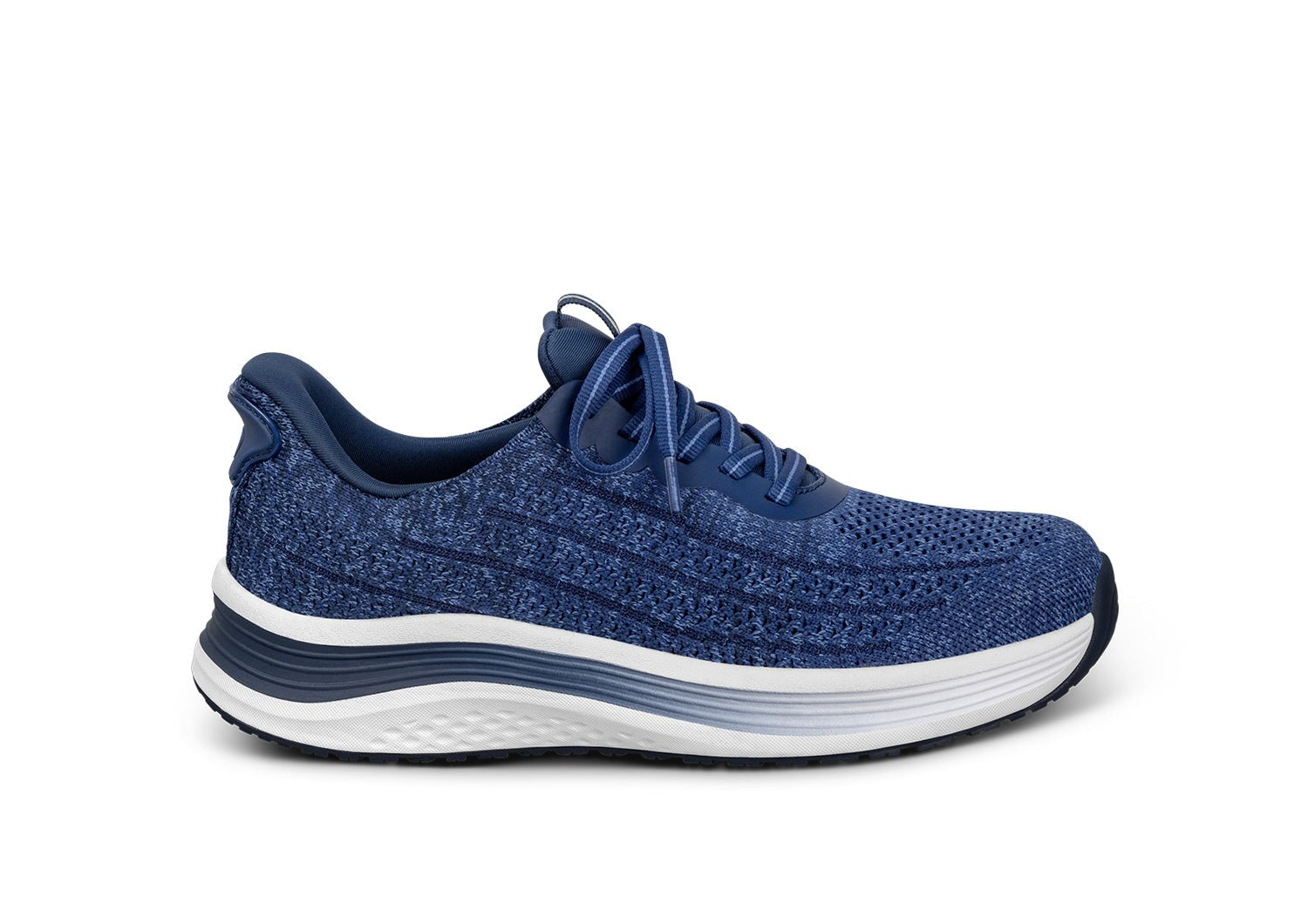 Orthofeet Nira Hands-Free Supportive Slip-On Women's Sneakers - Indigo - Product View - 1