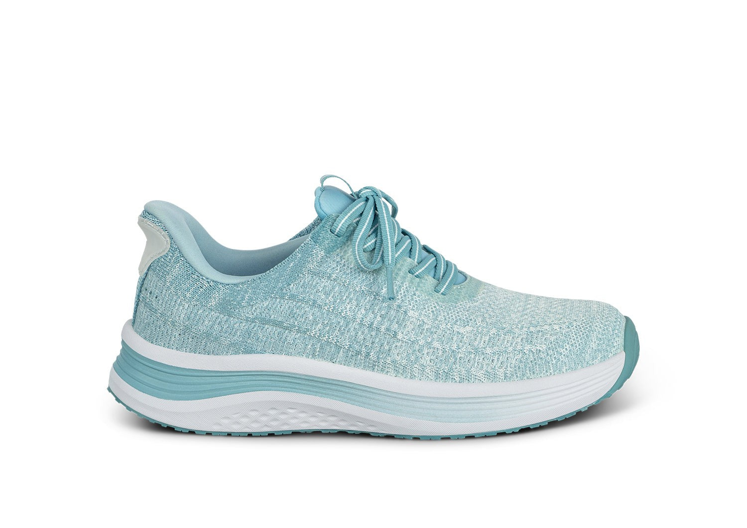 Orthofeet Nira Hands-Free Supportive Slip-On Women's Sneakers - Turquoise - Product View - 1