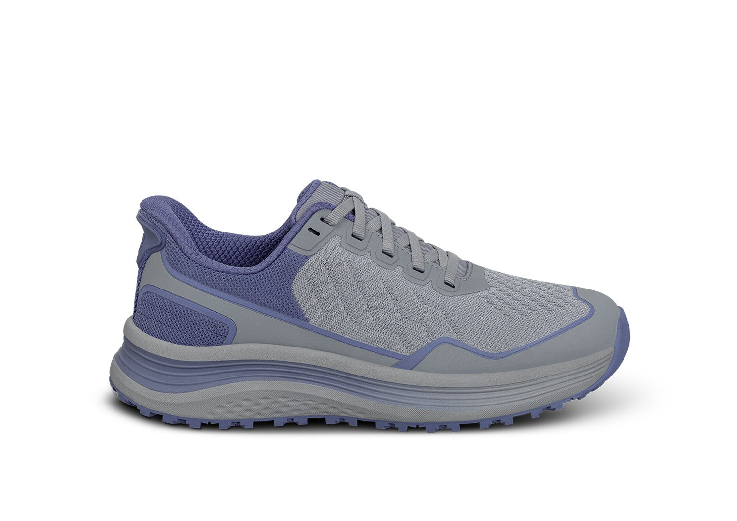 Orthofeet Nira Trail Hands-Free Women's Sneakers in Gray/periwinkel