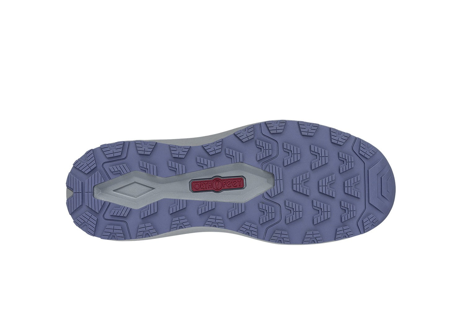 Orthofeet Nira Trail Hands-Free Women's Sneakers - Gray/periwinkel - Product View - 7