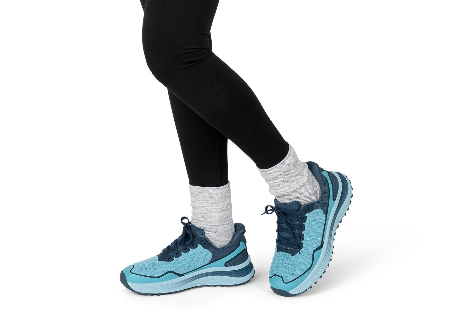 Orthofeet Nira Trail Hands-Free Women's Sneakers - Navy/blue - Product View - 8