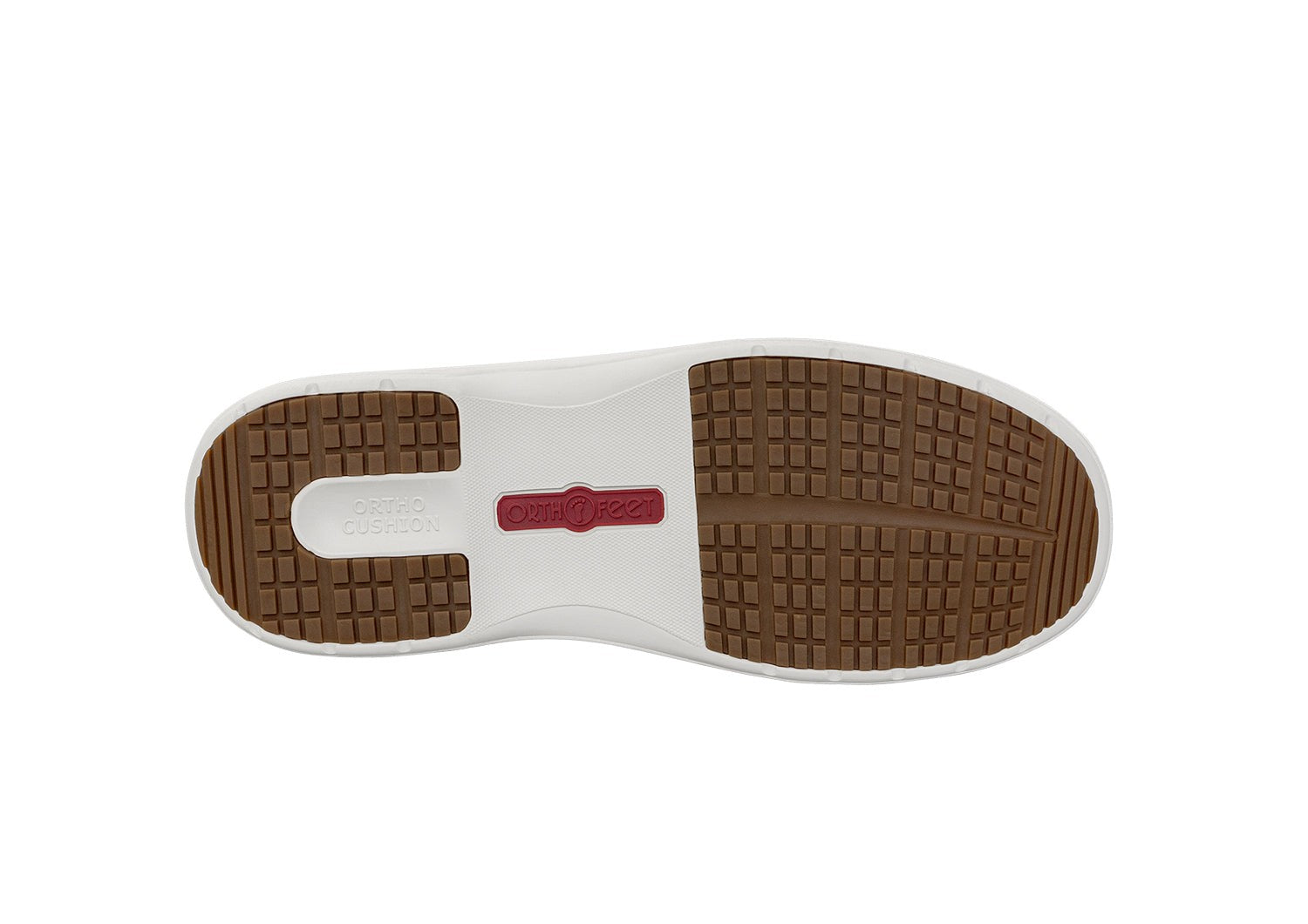Orthofeet Pierre Hands-Free - White - Sole View - 6