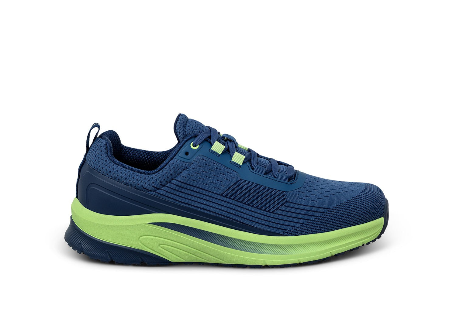 Orthofeet Race Cushioned Support Men's Sneakers in Blue/green