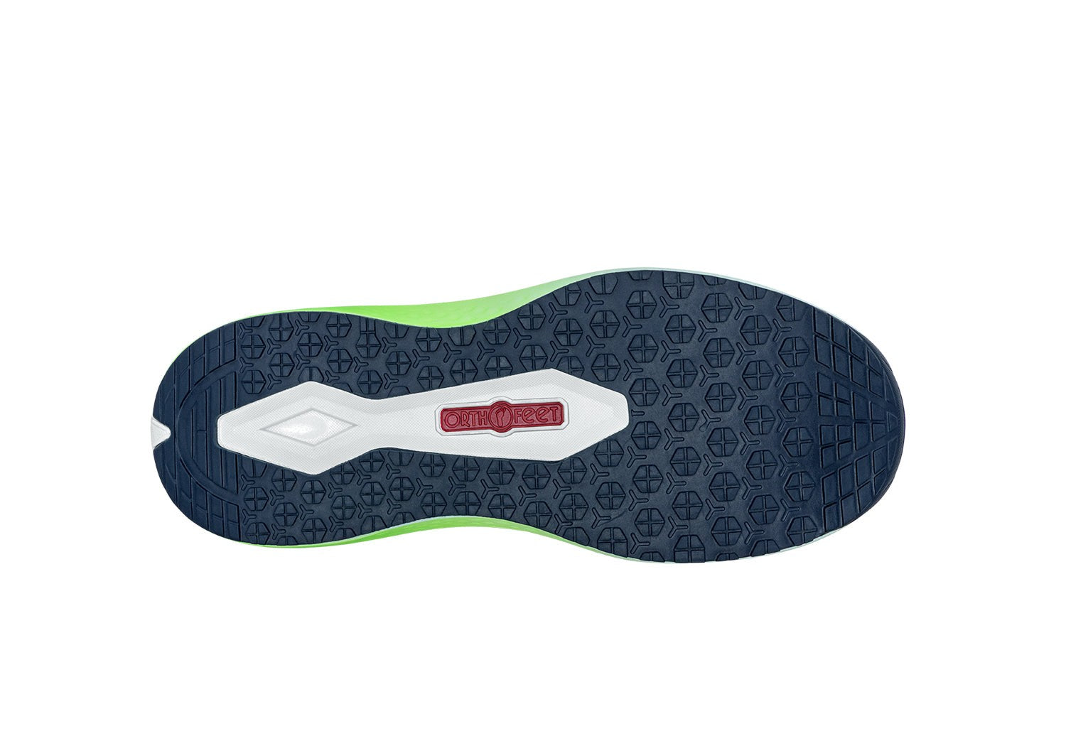 Orthofeet Relay Stretch Support - Blue/green - Sole View - 7