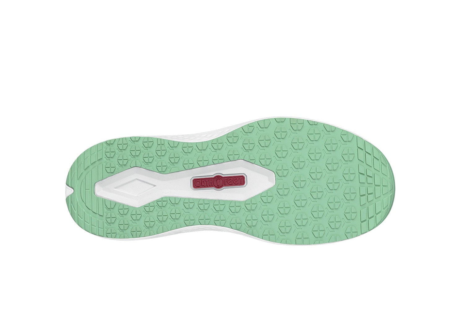 Orthofeet Relay Stretch Support - Gray/silver/mint - Product View - 7
