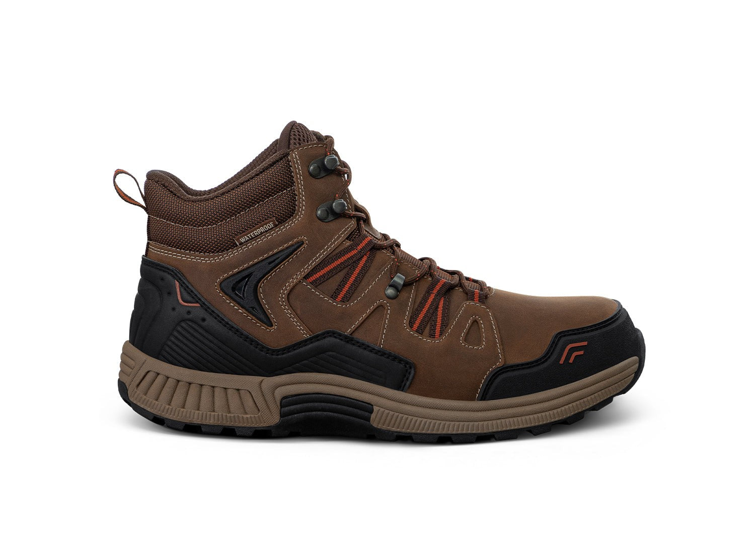 Orthofeet Ridgewood Waterproof Men's Boots in Brown
