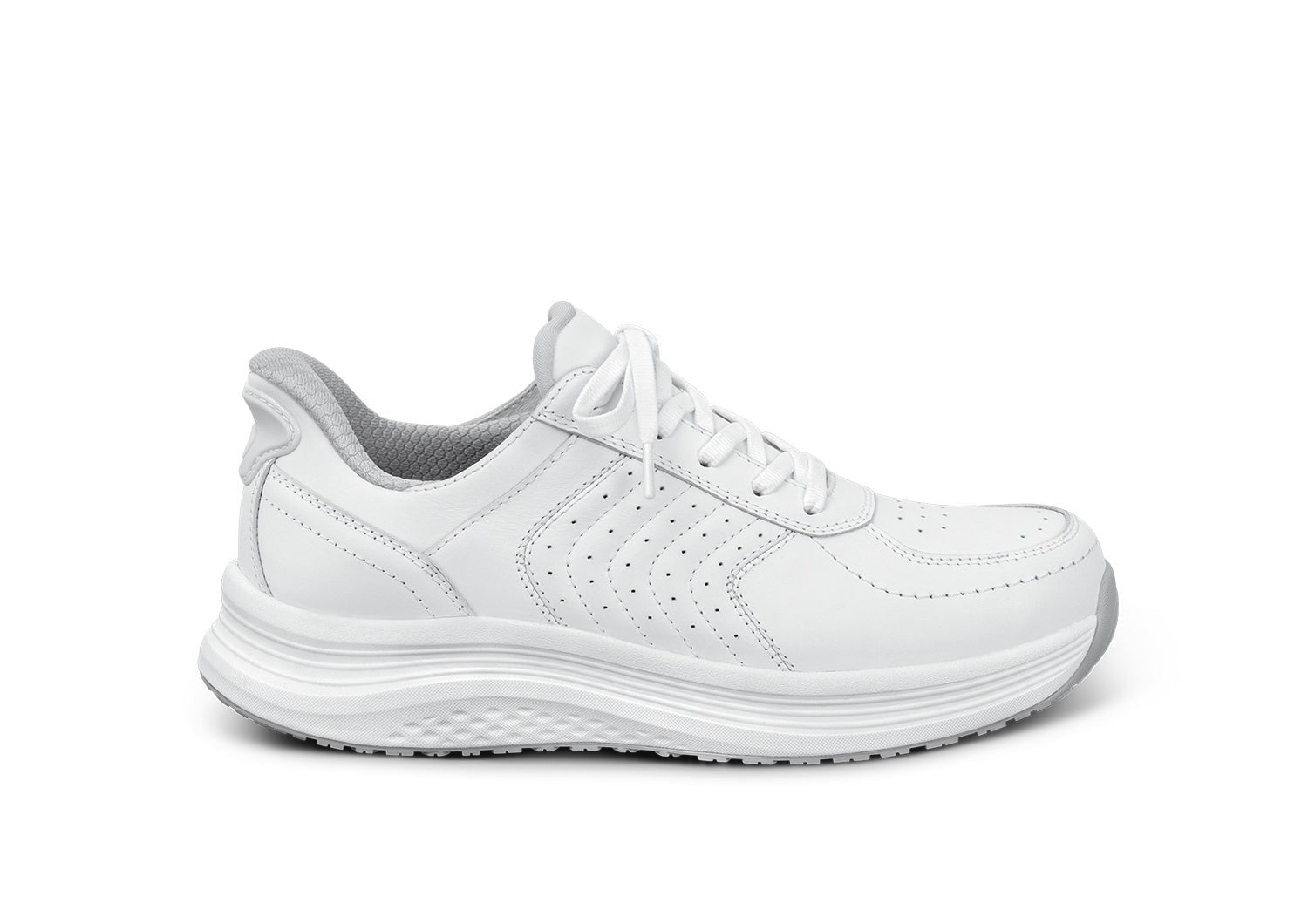 Orthofeet Roam Hands-Free Support Women's Sneakers - White - Product View - 1