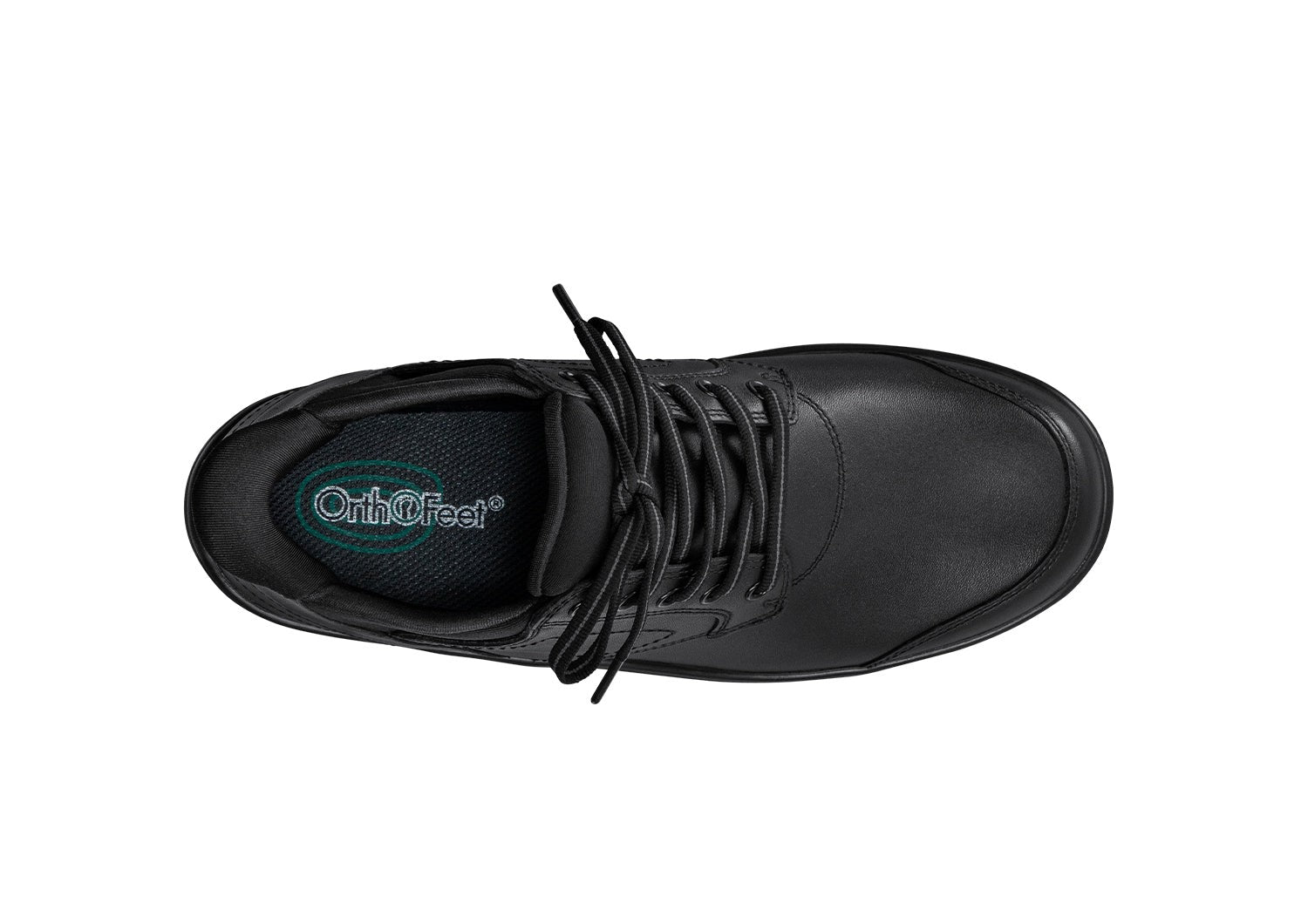 Orthofeet Rosel Hands-Free Slip-On Supportive Women's Boots - Black - Bird's Eye View - 5