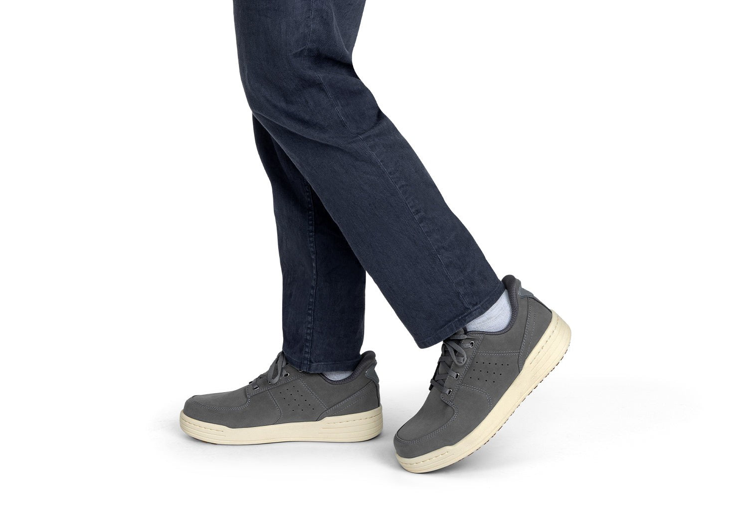 Orthofeet Rove Hands-Free Cushioned Support Men's Casual - Gray - Lifestyle View - 8
