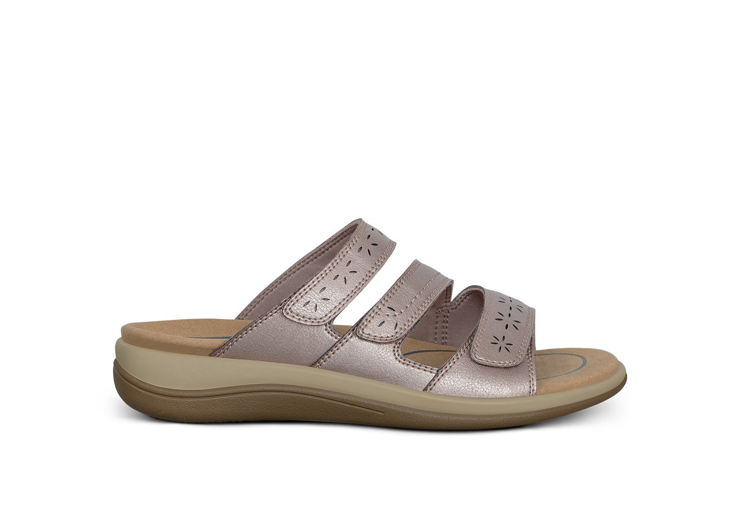 Orthofeet Sahara Supportive Cushioned Women's Sandals in Pewter