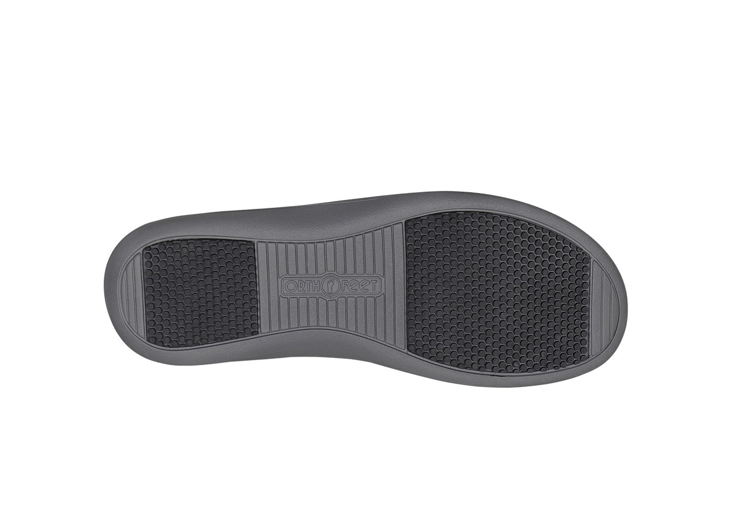 Orthofeet Sahara Supportive Cushioned Women's Sandals - Silver Metallic - Sole View - 7