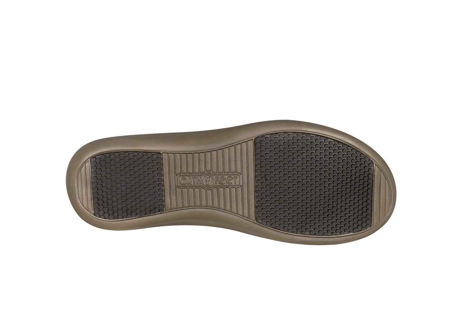 Orthofeet Sahara Supportive Cushioned Women's Sandals - Tan - Sole View - 8