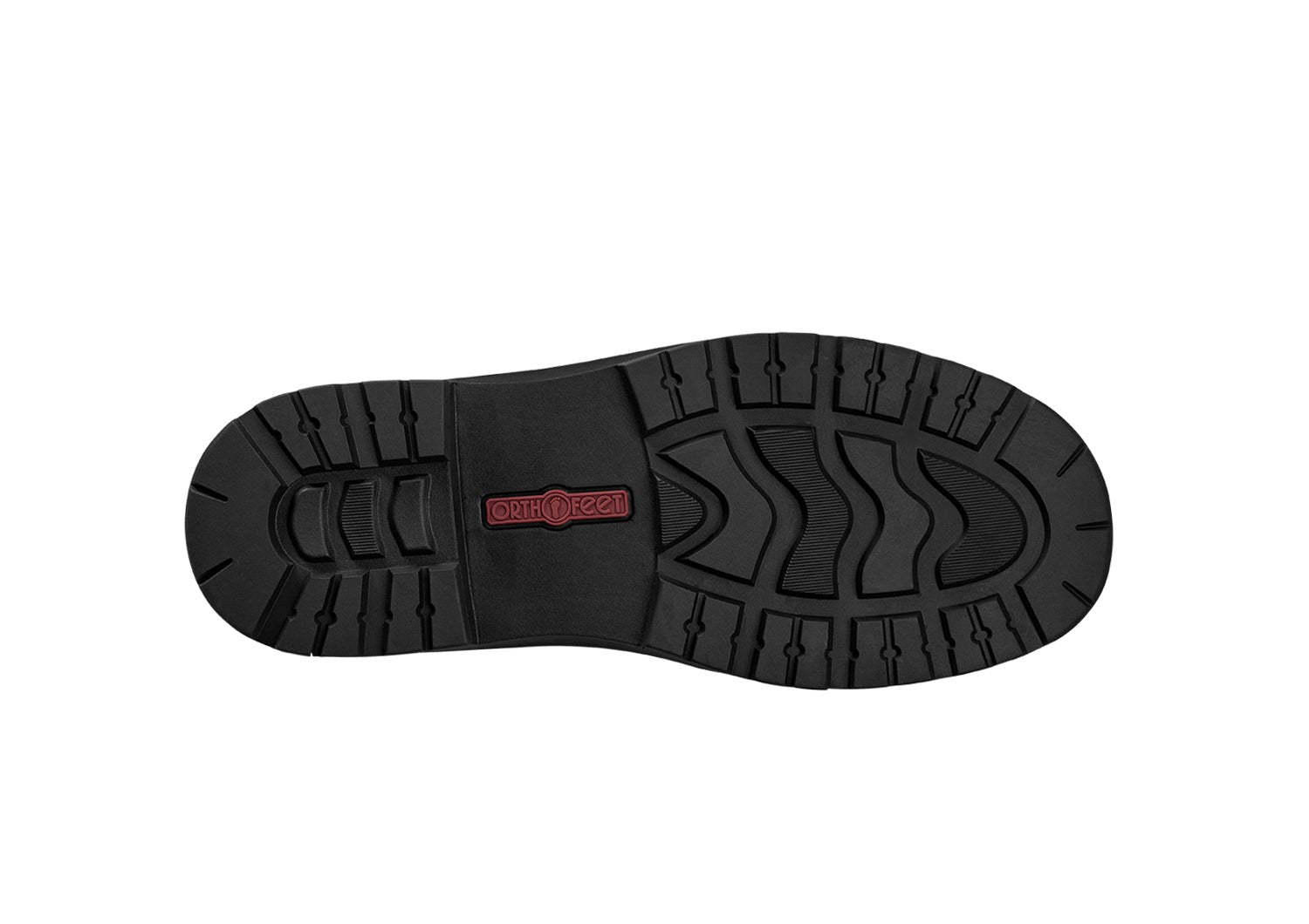 Orthofeet Scarlett Ortho-Cushion™ Women's Boots - Black - Sole View - 7