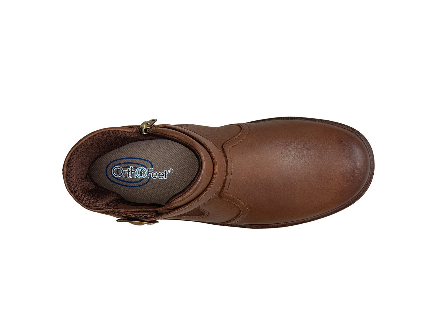 Orthofeet Scarlett Ortho-Cushion™ Women's Boots - Brown - Product View - 6