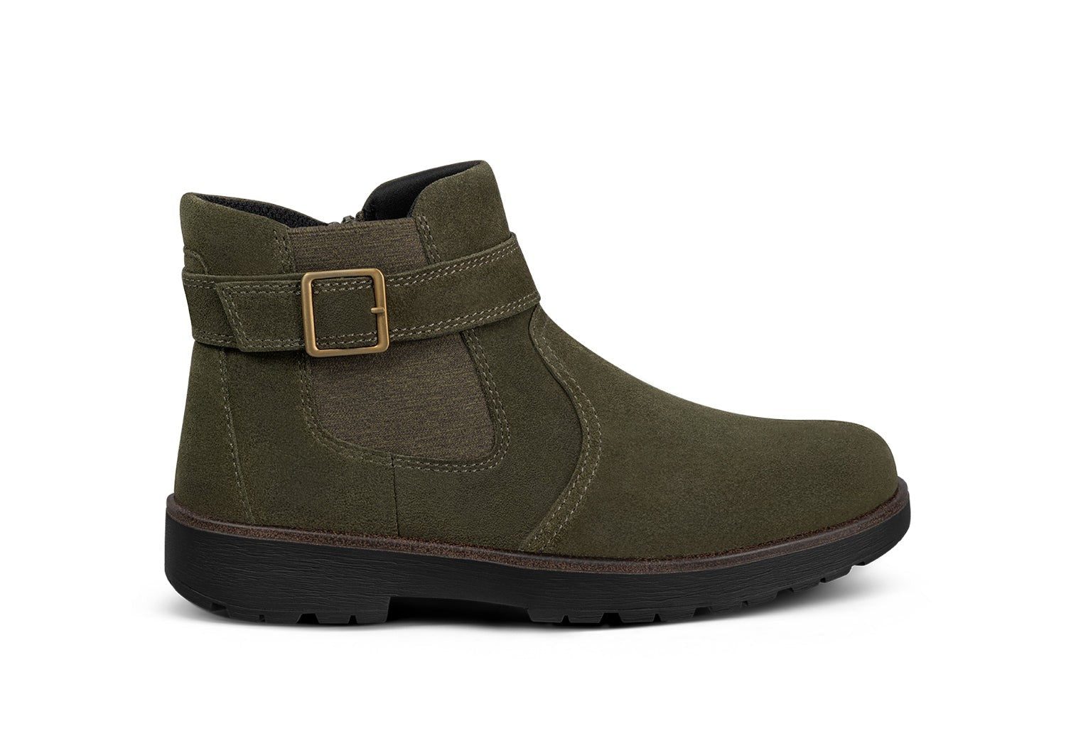 Orthofeet Scarlett Ortho-Cushion™ Women's Boots in Olive