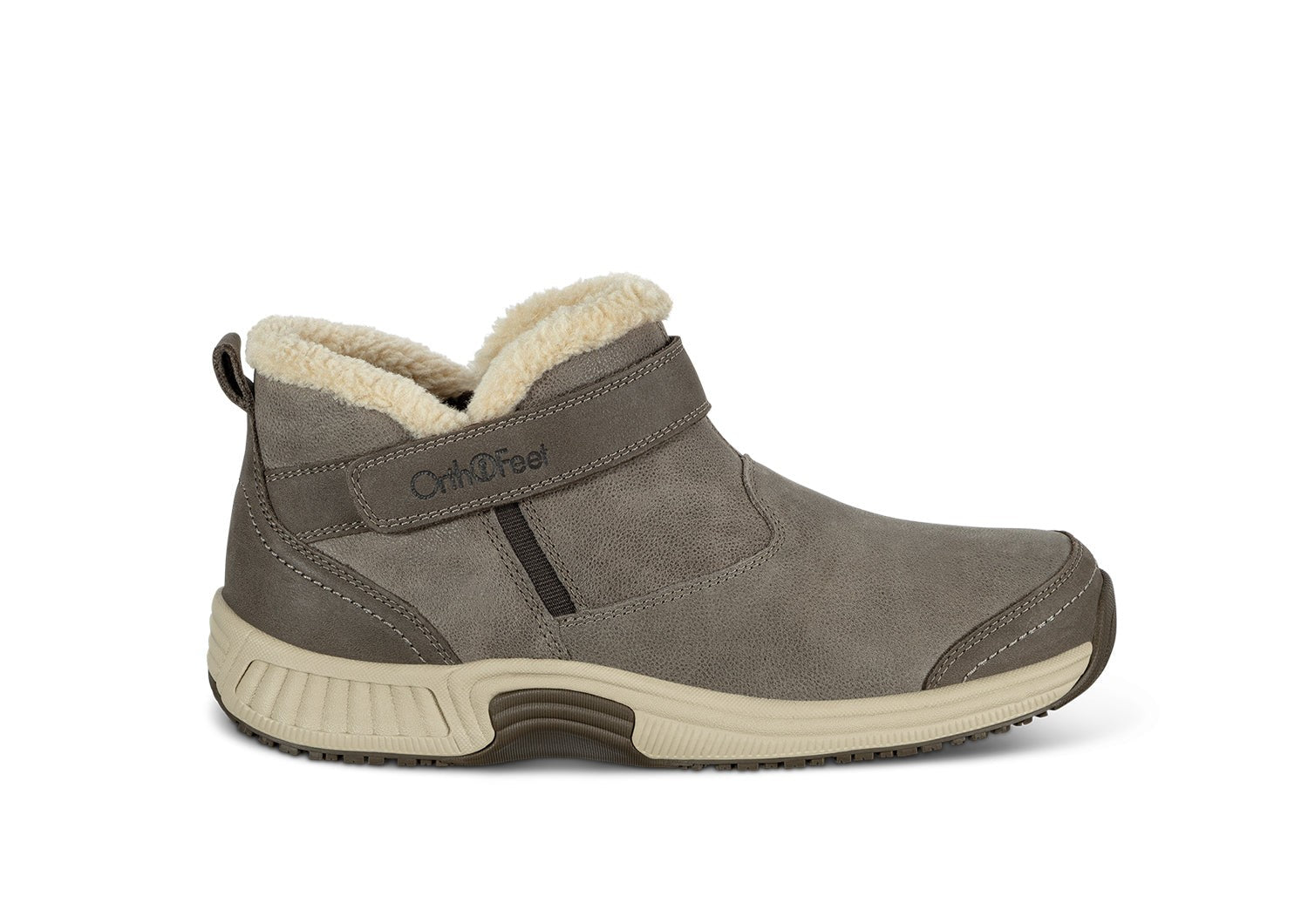 Orthofeet Siena Comfort Support Women's Boots - Taupe - Product View - 1