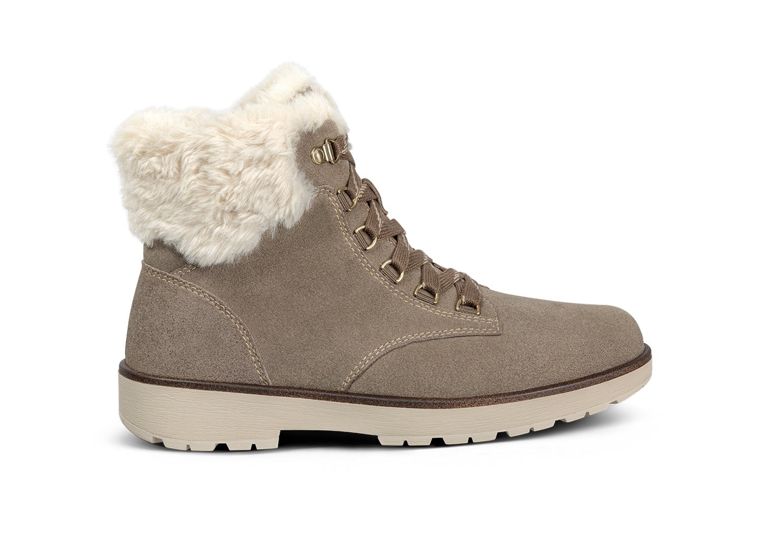 Orthofeet Stella Supportive Cushioned Women's Boots in Taupe