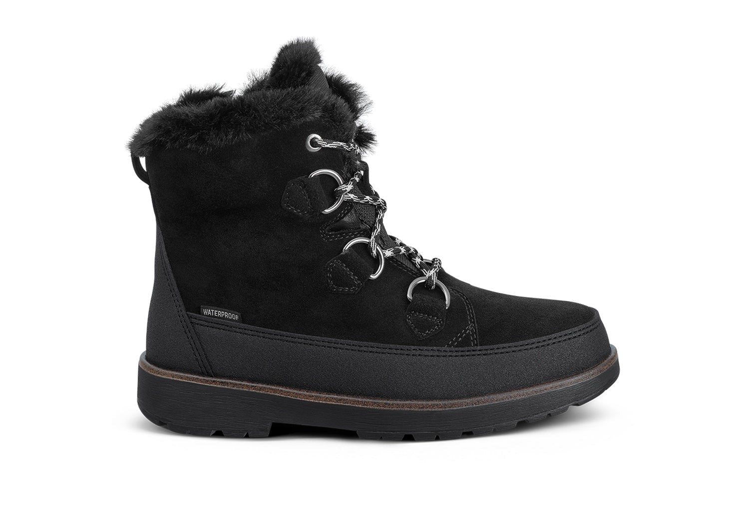 Orthofeet Stowe Waterproof Ortho-Cushion Women's Boots in Black